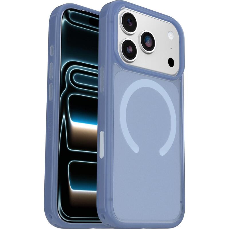 Otterbox Symmetry Clear Magsafe Camera Control Iphone 17 Pro Silver Glade - Blue