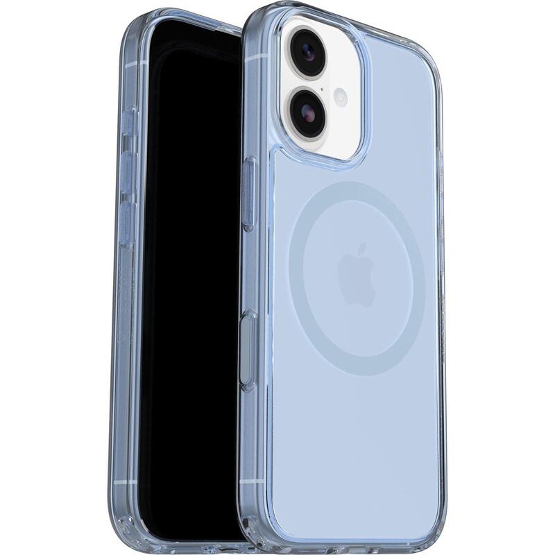 Otterbox Symmetry Clear Magsafe Camera Control Iphone 17 Silver Glade - Blue