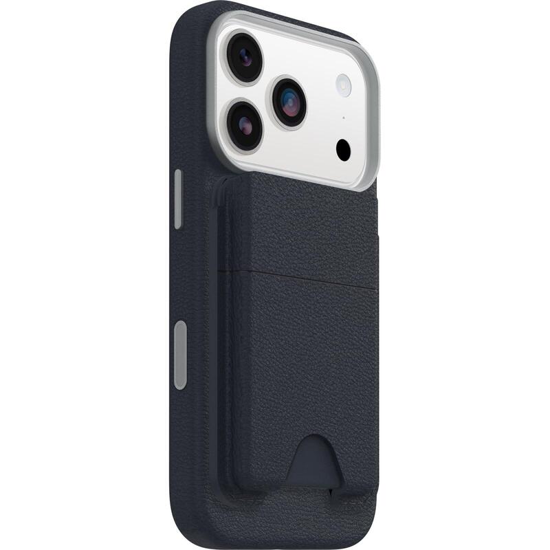 Otterbox Symmetry Series Billetera Para Tarjeta De Crédito Compatibilidad Con Magsafe Cuero De Cactus Poliuretano Sentimiento Azul
