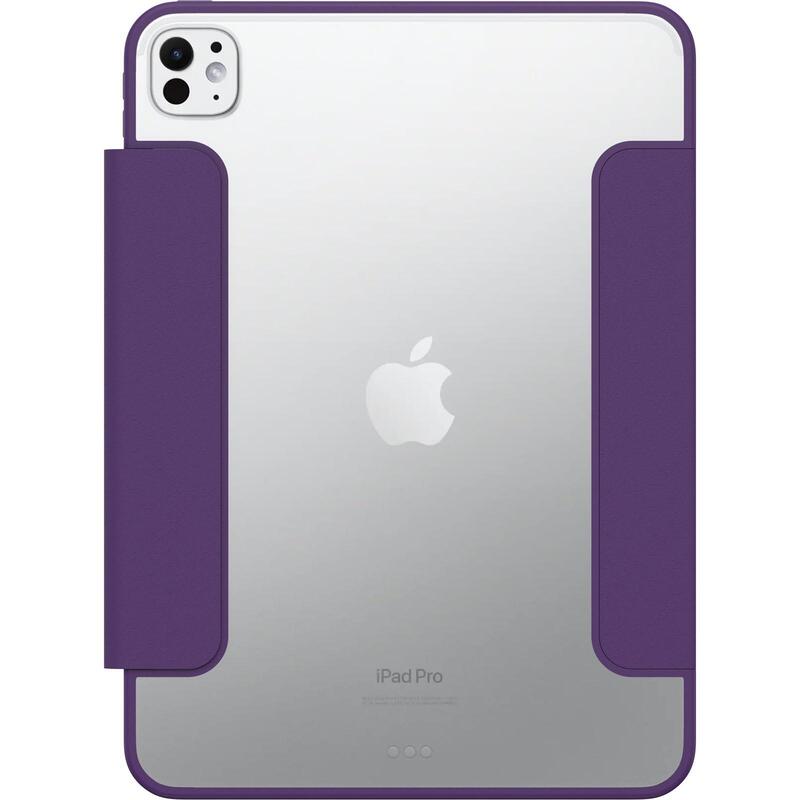 Otterbox Symmetry Series Funda Con Tapa Para Tableta Policarbonato Goma Sintética Figment (Transparente/Morado) Para Apple Ipad Pro De 11" (M4)