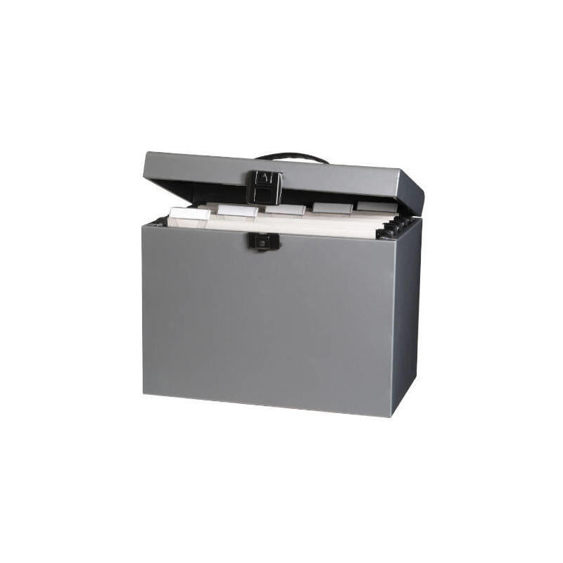 Oxford Maletín Archivador Class´N Go Classic Metálico Para Carpetas Colgantes A4 Gris