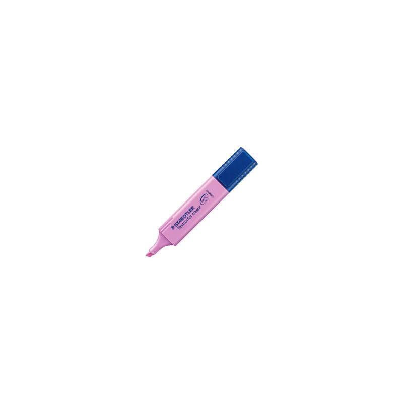 Pack 10 Unidades Staedtler Textsurfer Classic 364 Rotulador Marcador Fluorescente - Punta Biselada - Trazo Entre 1mm-5mm - Tinta Con Base De Agua - Color Violeta