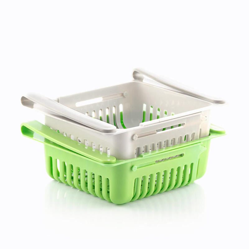 Pack 2 Organizadores Ajustables Nevera Innovagoods
