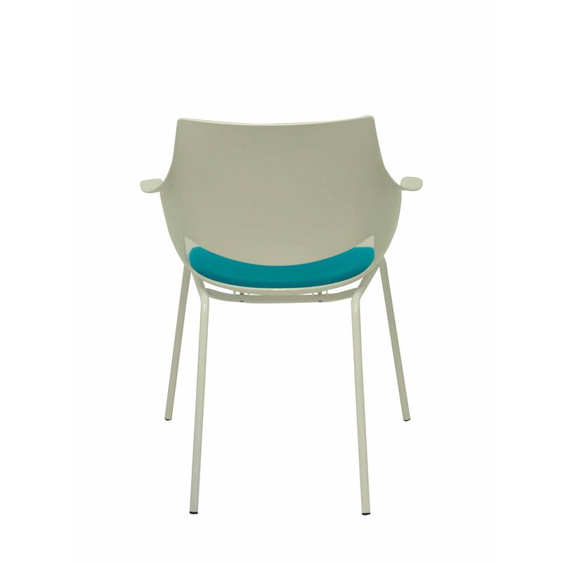 Pack 3 Sillas Saceruela Carcasa Blanca Asiento Az