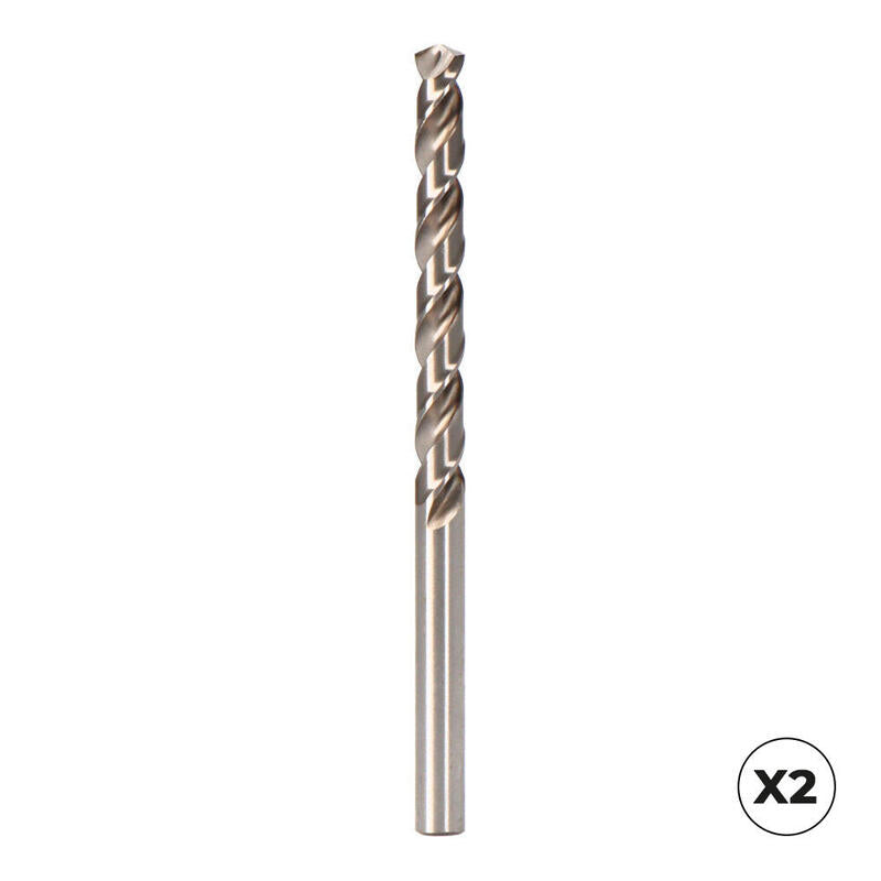 Pack Con 2 Brocas Cilíndricas Cortas Hsse Din-338n Inox 2,00mm Iz27442 Koma Tools (Izar)