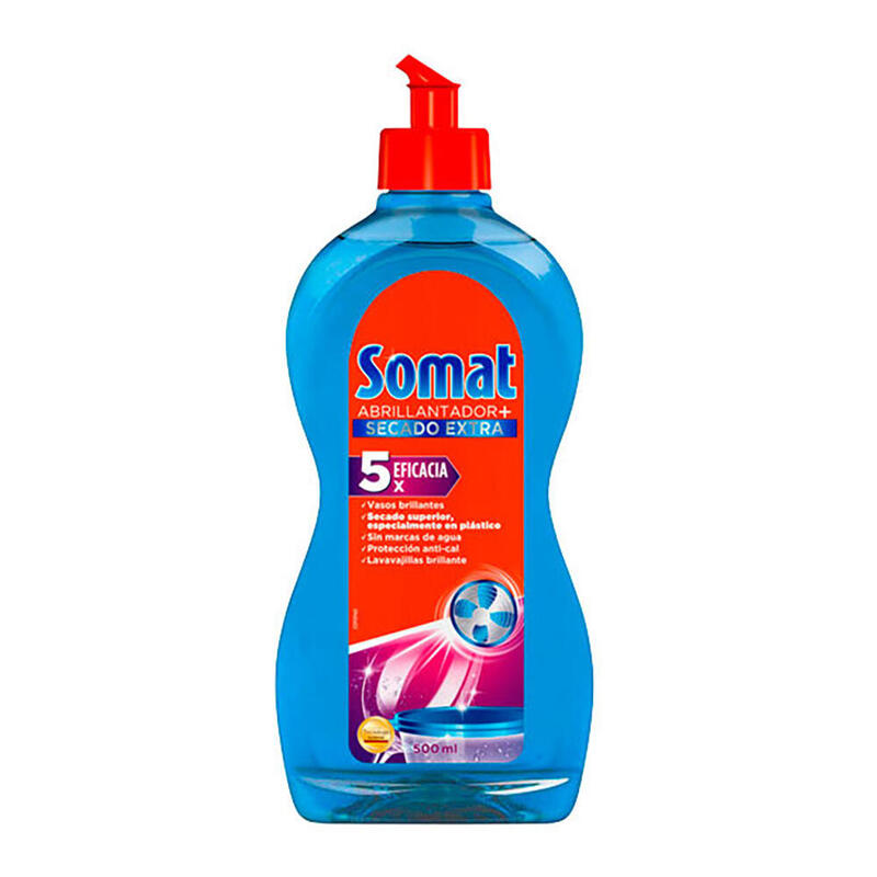 Pack De 10 Unidades - Abrillantador Para Lavavajillas Somat 500ml