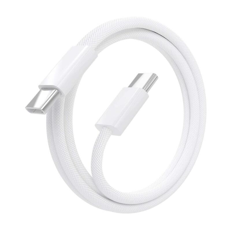 Pack De 10 Unidades Aisens Cable Usb 2.0 3a 60w Tipo Usb-C/M - Usb-C/M Blanco 1,0m