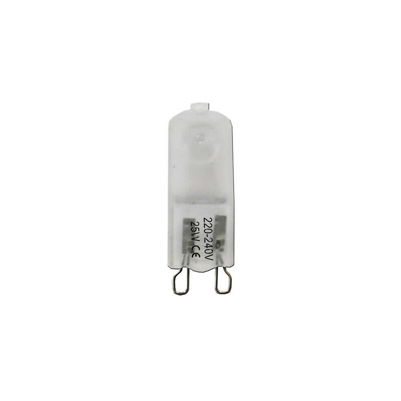 Pack De 10 Unidades - Bombilla Halogena G-9 Mate 220v 40w 420lm 4,4cm
