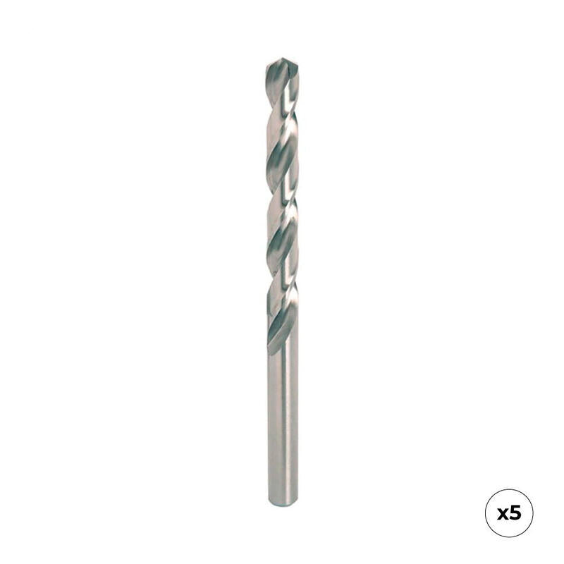 Pack De 10 Unidades - Broca Hss4341 Para Metal Rectificada, Ø2,50 X 57,00 Mm, 5 Uds