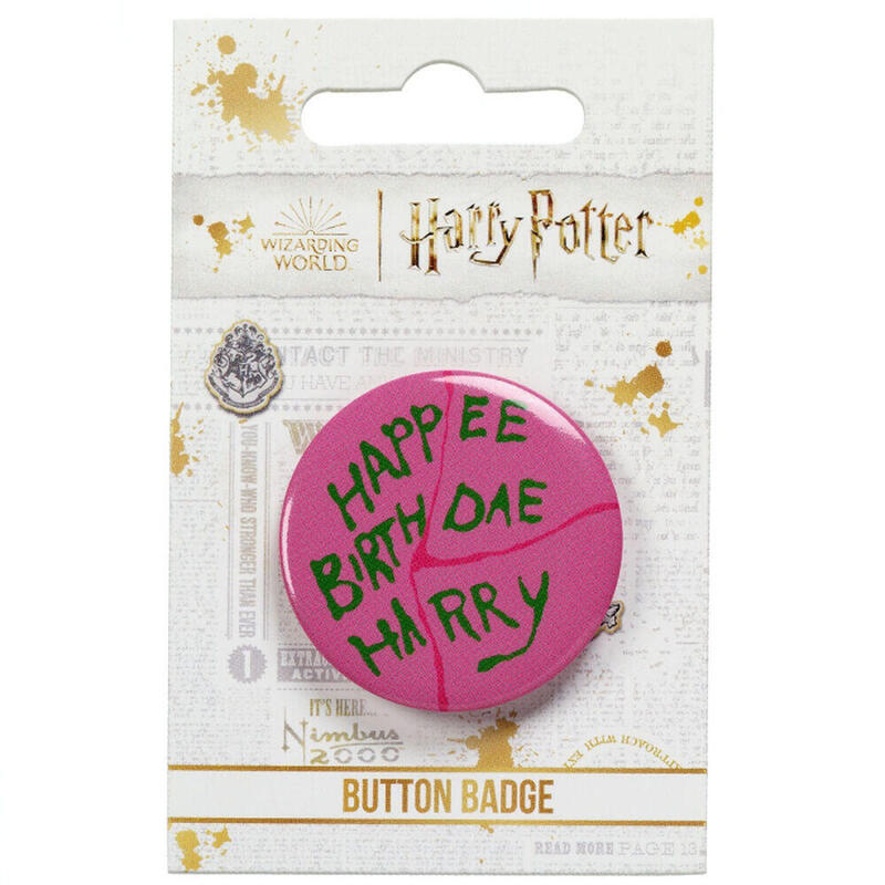 Pack De 10 Unidades - Chapa Happee Birthdae Cake Harry Potter