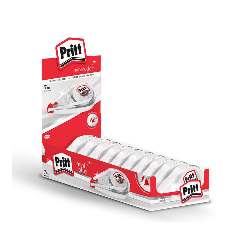 Pack De 10 Unidades - Cinta Correctora Mini 4,2 Mm X 7m
