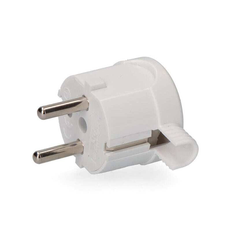 Pack De 10 Unidades - Clavija Schuko T/Tl S/Lateral 4,8mm 16a