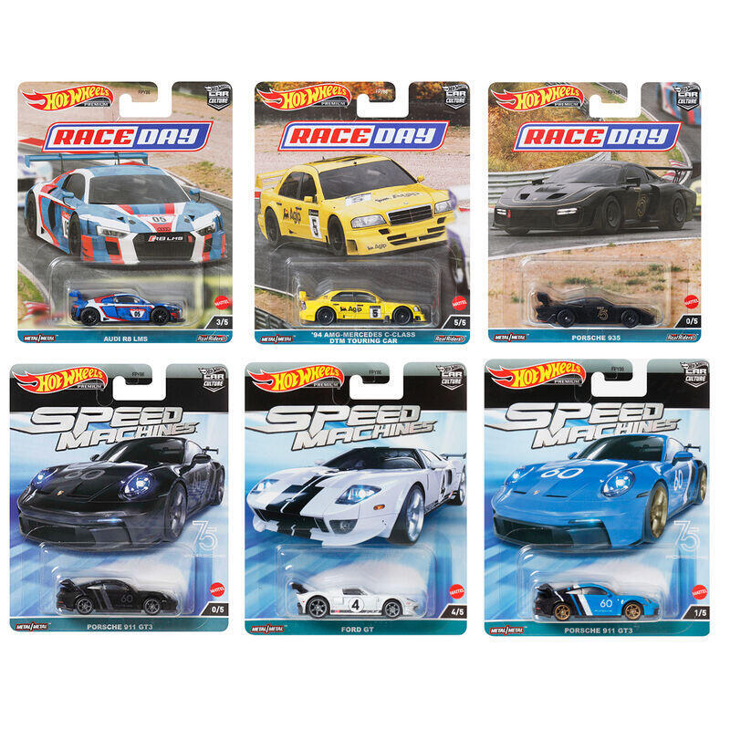 Pack De 10 Unidades - Coche Clasico Hot Wheels Surtido