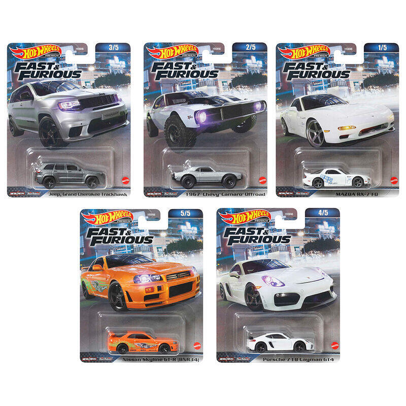 Pack De 10 Unidades - Coche Fast & Furious Hot Wheels Surtido