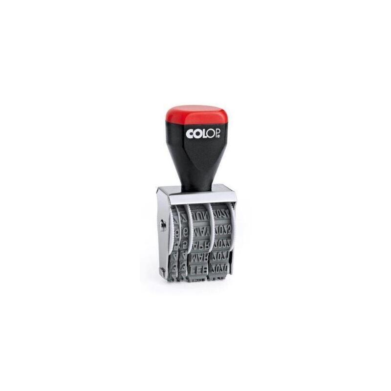 Pack De 10 Unidades Colop Sello 04000 Fechador Manual 4mm Español