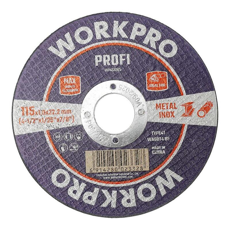 Pack De 10 Unidades - Disco De Corte, Acero Inoxidable, Metal, Profi, Ø115 X 1,6 X 22,2 Mm
