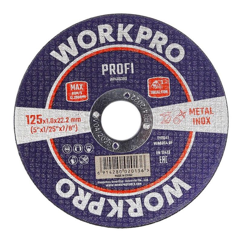 Pack De 10 Unidades - Disco De Corte Metal E Inox T41, Profi, Ø125 X 2,5 X 22,2 Mm