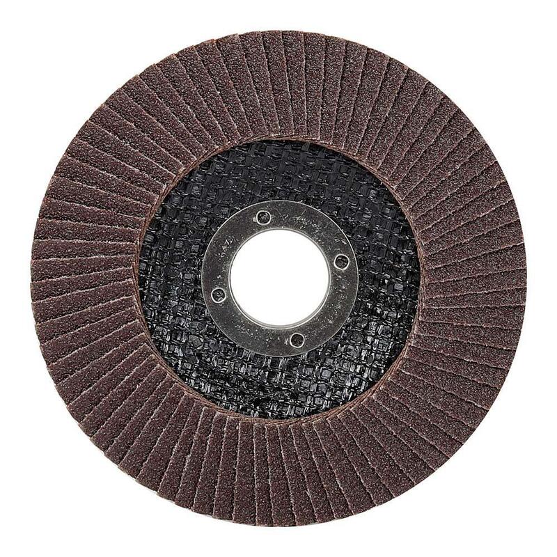 Pack De 10 Unidades - Disco De Láminas Plano De Óxido De Aluminio T27, Ø115 X 22 Mm, Grano 80