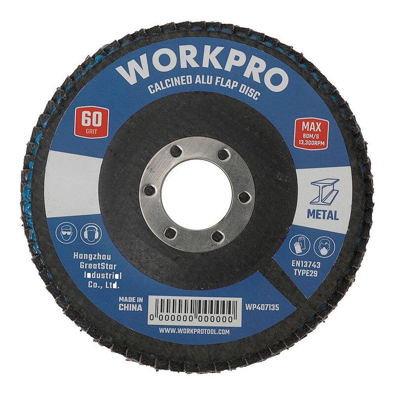 Pack De 10 Unidades - Disco Láminas Plano Óxido De Aluminio T27, Ø100 X 16 Mm, Grano 120