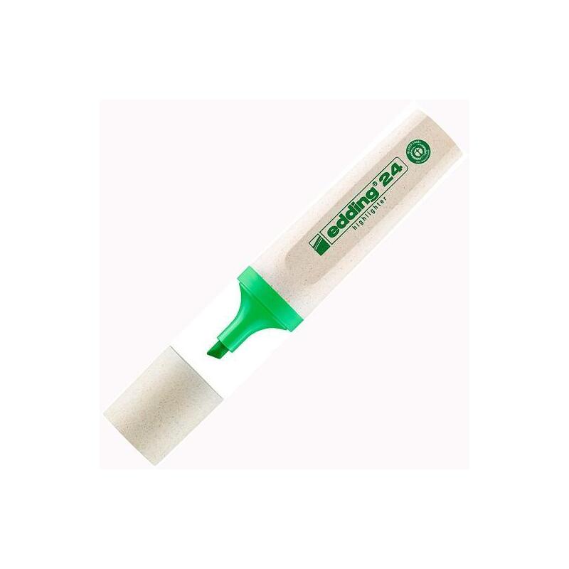 Pack De 10 Unidades Edding Marcador Fluorescente Ecoline Verde Claro
