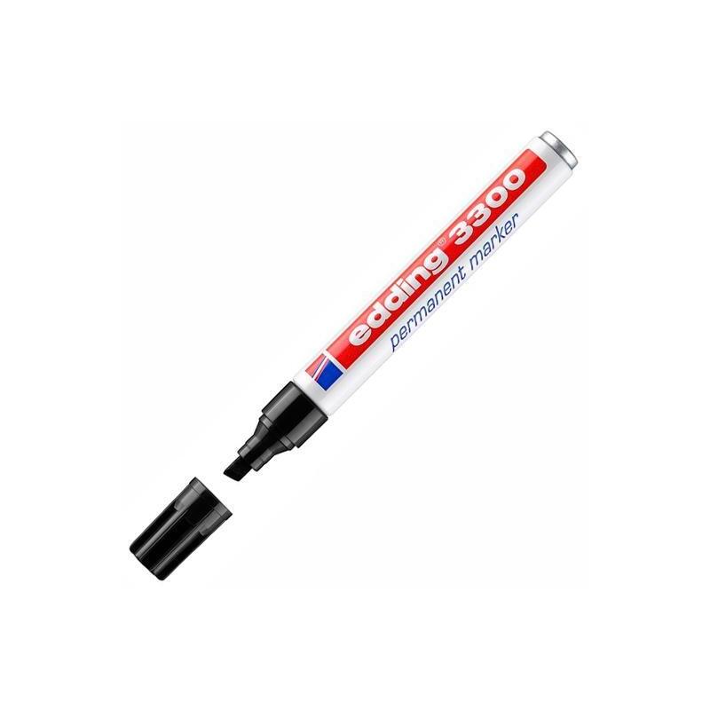 Pack De 10 Unidades Edding Marcador Permanente 3300 Negro