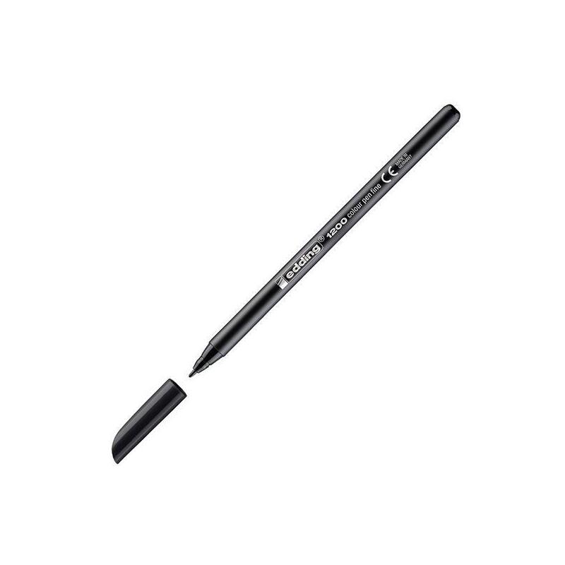 Pack De 10 Unidades Edding Rotulador 1200 Punta Fina Negro