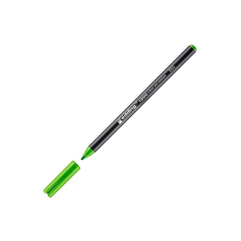 Pack De 10 Unidades Edding Rotulador 1300 Trazo Medio Verde Claro