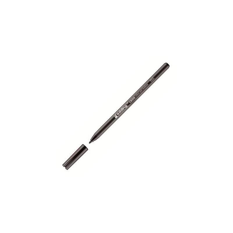 Pack De 10 Unidades Edding Rotulador Punta De Fibra 1300 Negro
