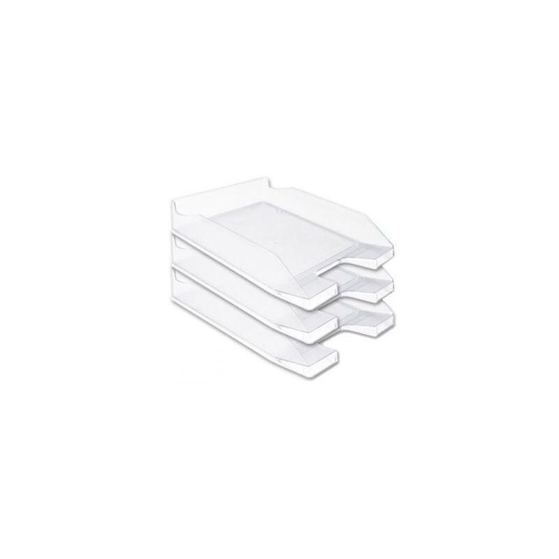 Pack De 10 Unidades Esselte Bandeja Portadocumento Europost Transparente Formato Vertical Cristal