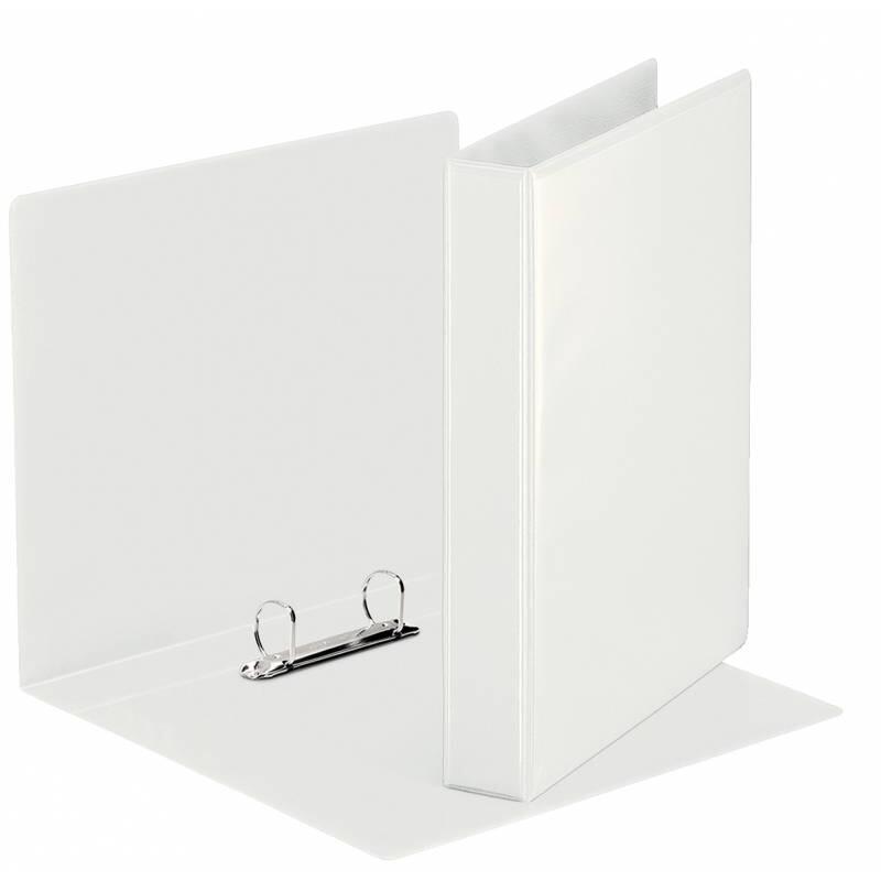 Pack De 10 Unidades Esselte Carpeta Canguro Gama Basica 16mm - Mecanismo 2 Anillas Redondas - 2 Bolsillos Exteriores - A4 - Blanco