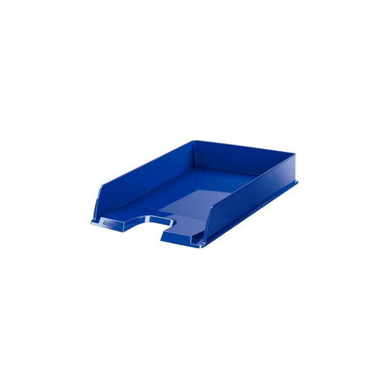 Pack De 10 Unidades Esselte Europost Bandeja Portadocumentos - Formato Vertical - A4 - Espacio Para Etiqueta Identificativa - Color Azul