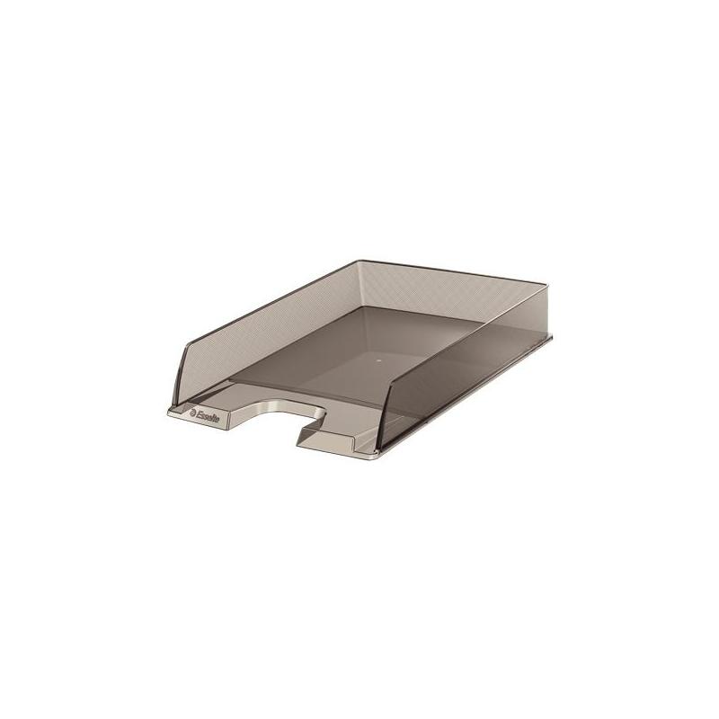 Pack De 10 Unidades Esselte Europost Bandeja Portadocumentos - Plastico Transparente - Formato Vertical - A4 - Color Fume Transparente