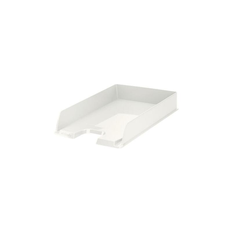 Pack De 10 Unidades Esselte Europost Vivida Bandeja Portadocumentos - Formato Vertical - A4 - Espacio Para Etiqueta Identificativa - Color Blanco