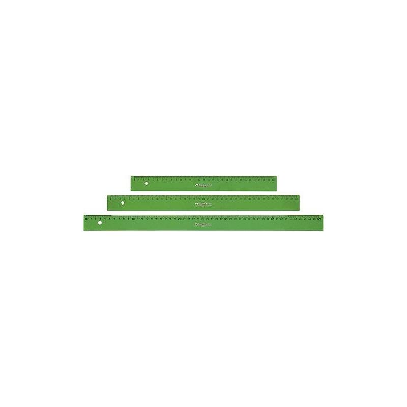 Pack De 10 Unidades Faber-Castell Regla Tecnica Recta 30cm - Verde Transparente