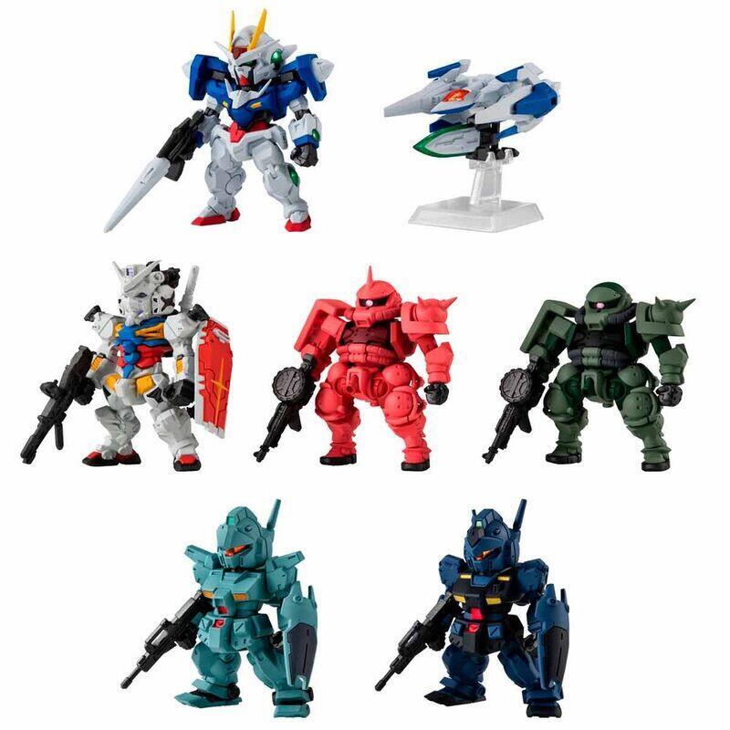 Pack De 10 Unidades - Figura Gundam Converge 5,8cm Surtido
