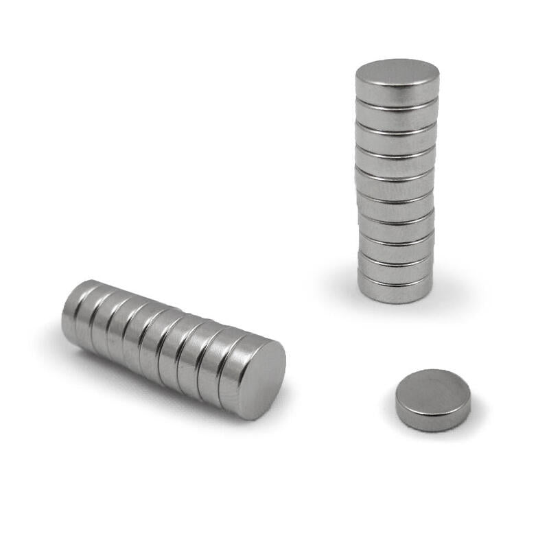 Pack De 10 Unidades - Iman De Neodimio Ø10x3mm