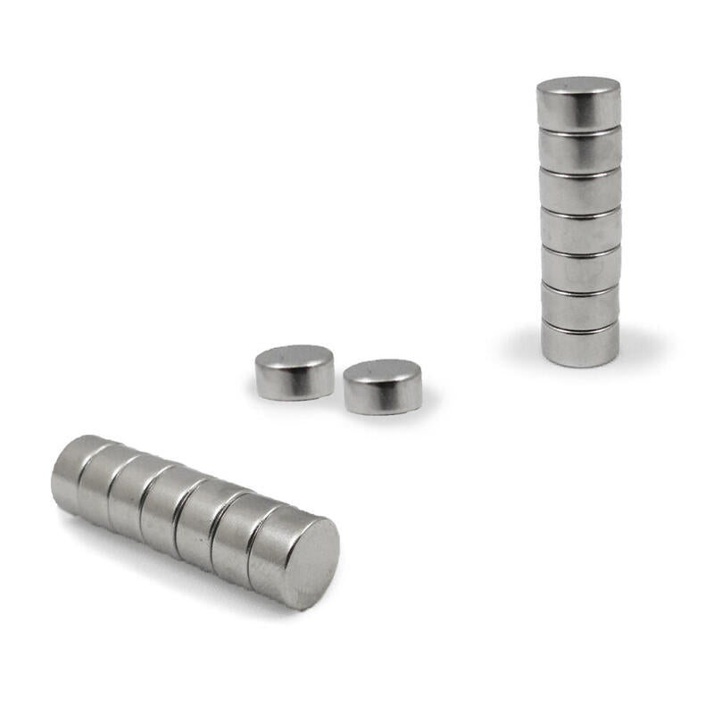 Pack De 10 Unidades - Iman De Neodimio Ø8x4mm