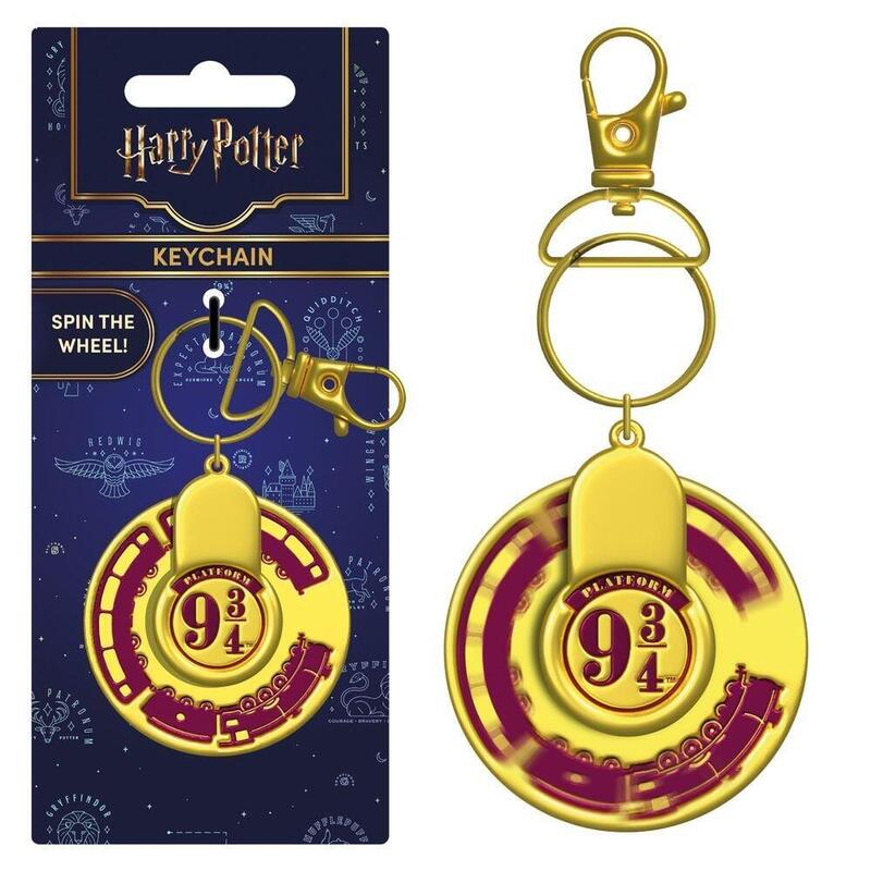 Pack De 10 Unidades - Llavero Spinner Metal Hogwarts Express Harry Potter