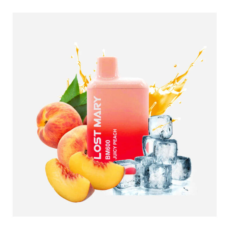 Pack De 10 Unidades Lost Mary Bm600 2% Juicy Peach