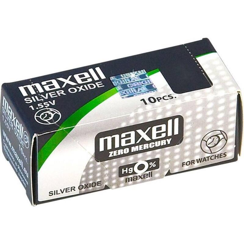 Pack De 10 Unidades Maxell Pila Oxido Plata (386) Sr43w Blister*1 10 Pilas