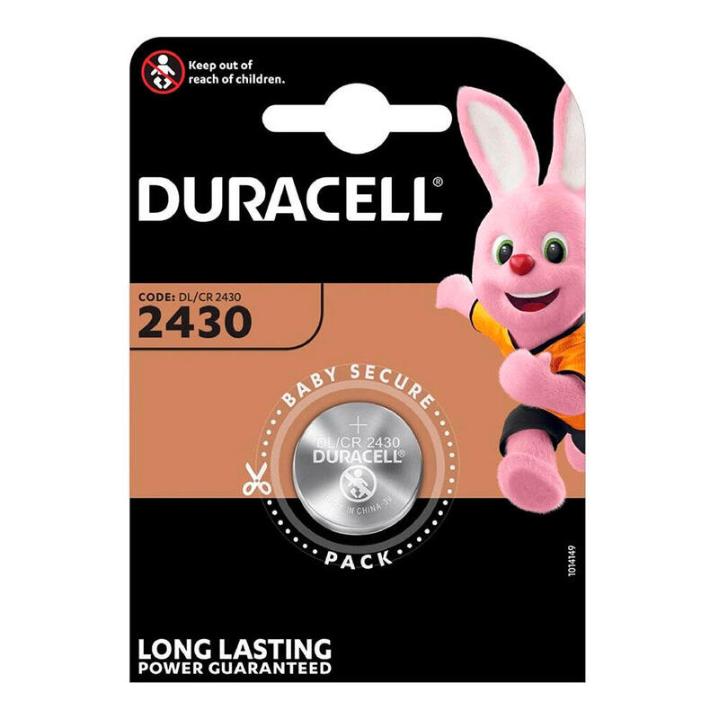 Pack De 10 Unidades - Micro Pila De Botón Litio Cr2430 3 V Ø24,5 X 3,0 Mm Blister