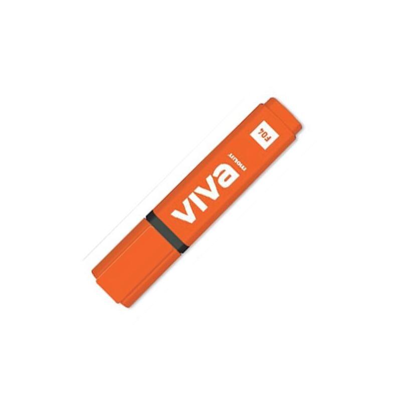 Pack De 10 Unidades Molin Marcador Fluorescente Viva Naranja
