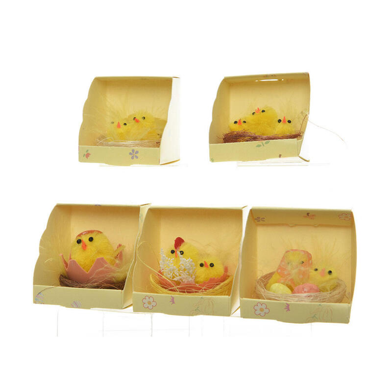 Pack De 10 Unidades - Nidos De Pascua Ø5x4cm Modelos Surtidos