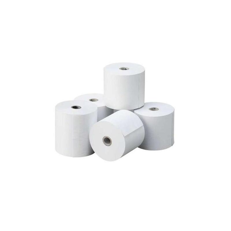 Pack De 10 Unidades Oqonos Rollo De Papel Termico 57x65x12mm, Libre De Bpa, Fsc