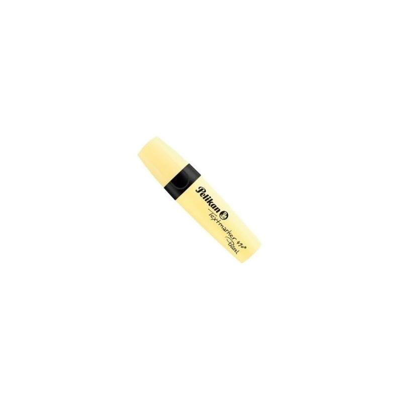 Pack De 10 Unidades Pelikan Textmarker 490 Marcador Fluorescente - Ergonomico - Base De Agua - Punta Biselada Con 3