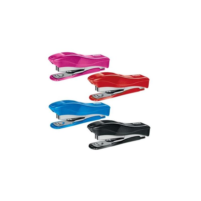 Pack De 10 Unidades Petrus 200 Liliput Wow Grapadora + 1 Caja De 1.000 Grapas 23/6 - Hasta 12 Hojas - Grapas 23/6 -