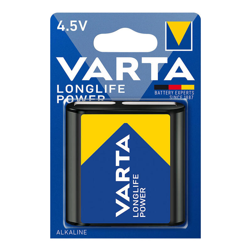 Pack De 10 Unidades - Pila Alkalina Longlife Power 3lr12 - 4,5 V (Blister 1 Unid.) 62 X 22 X 67 Mm