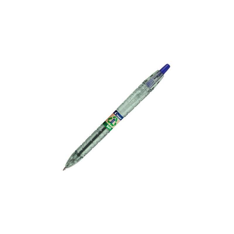 Pack De 10 Unidades Pilot Bolígrafo Ecoball Plastico Reciclado Azul