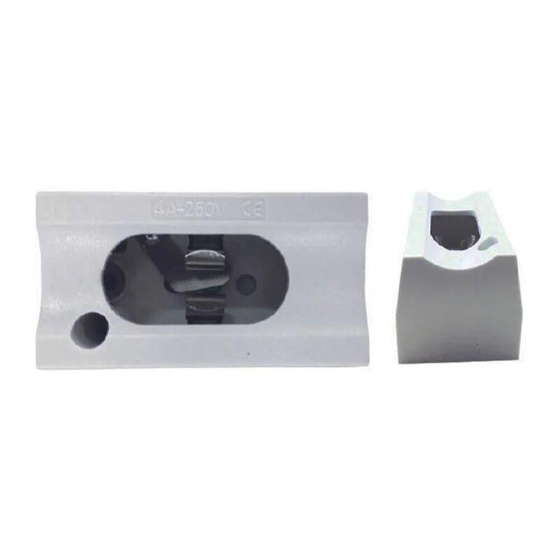 Pack De 10 Unidades - Portalámparas Linestra, Modelo S14s, Blanco, 1 Contacto, 6,5 X 3,5 X 3,4 Cm