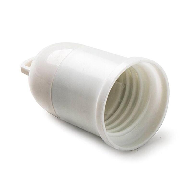 Pack De 10 Unidades - Portalámparas Termoplástico Provisional E-27 4a 250 V, Blanco